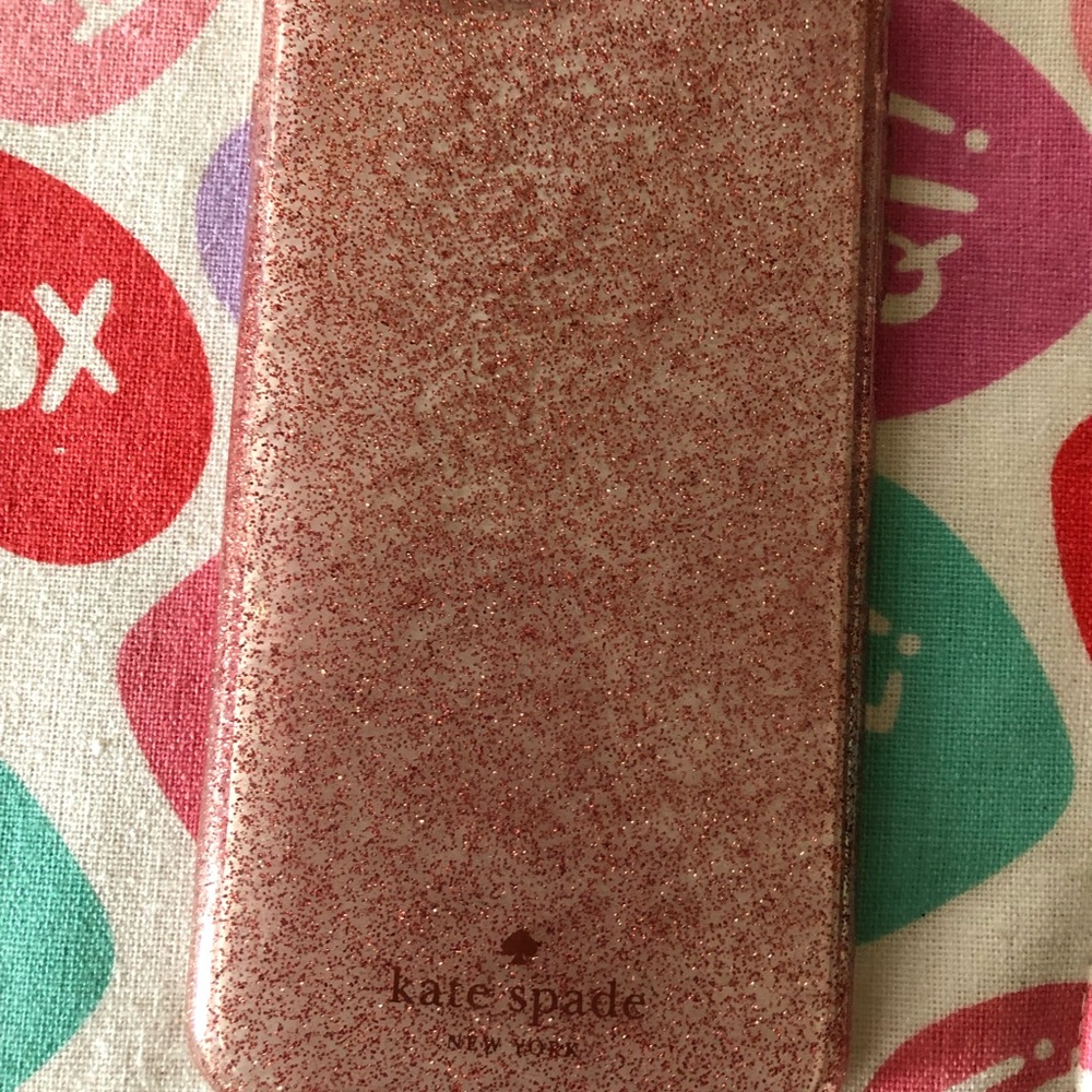 Kate Spade iPhone 7 and iPhone 8 plus glitter case